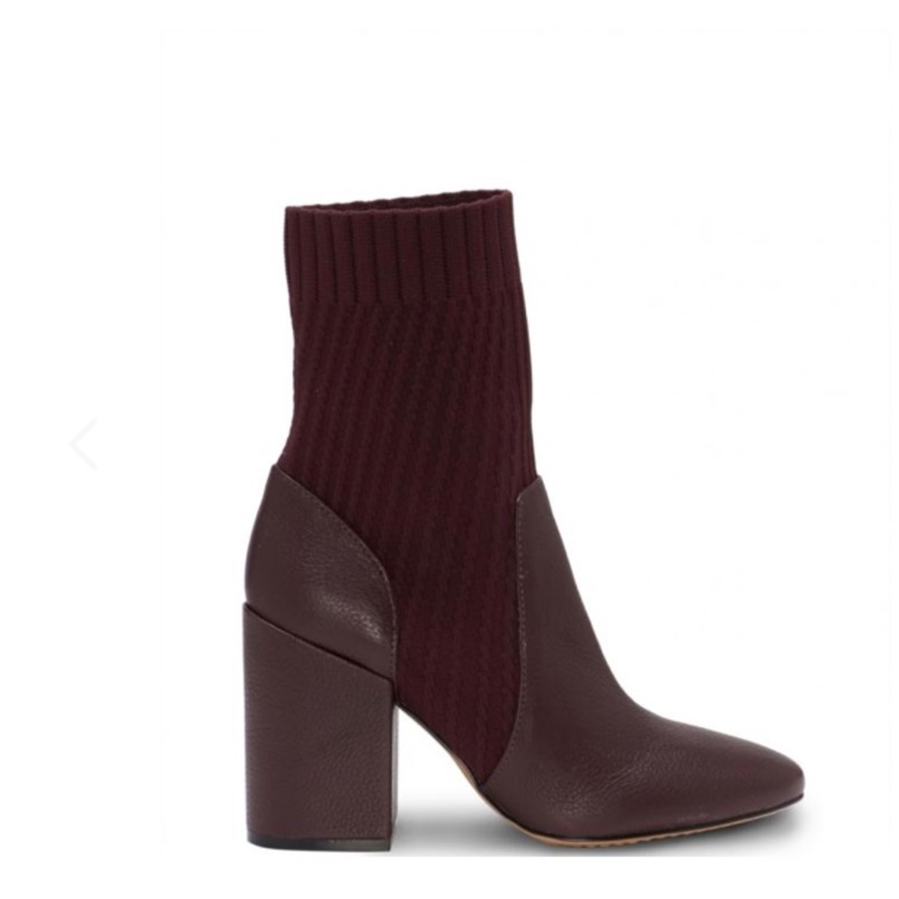 Vince Camuto-Block Heel Sock Booties
